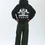 YUXUS PRESS HOODIE BLACK