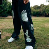 PRIMITIVE CENTURY BAGGY HW SWEATPANTS BLACK