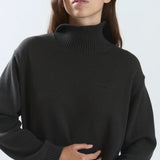 YUXUS QUILT KNIT DARK GREY