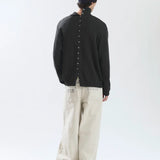 YUXUS QUILT KNIT DARK GREY