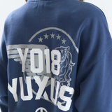 YUXUS RANGE CREWNECK BLUE