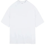 CZ IDLT HEAVY COTTON OVERSIZED DROP SHOULDER DT33 TEE WHT