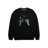 HUF SONG INTARSIA SWEATER BLK