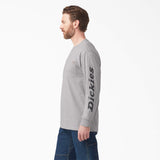 Dickies Logo Graphic LS Heather Gray