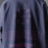 YUXUS ASPHALT "VOYAGER" CREWNECK