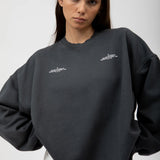YUXUS EBONY "ICONS" CREWNECK