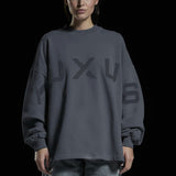YUXUS CHAR "ATLAS" CREWNECK BLK