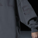 YUXUS CHAR "ATLAS" CREWNECK BLK