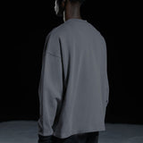 YUXUS CHAR "ATLAS" CREWNECK BLK