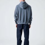 YUXUS INDIGO "CRONOS" HOODIE