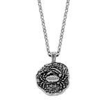 TwoJeys Cancer Necklace Silver