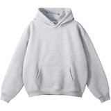 CZ FLEECE LOOSE HOODIE LIGHT GRAY