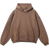 CZ FLEECE LOOSE HOODIE BRW