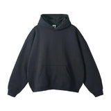 CZ FLEECE LOOSE HOODIE DARK GRAY