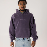 Two Jeys Pigment Dyed Purple Icon Hoodie