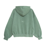 Two Jeys Pigment Dyed Green Icon Hoodie