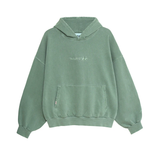 Two Jeys Pigment Dyed Green Icon Hoodie