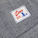 DIME PLEATED DENIM JACKET REVERSED INDIGO