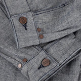 DIME PLEATED DENIM JACKET REVERSED INDIGO