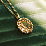 TwoJeys Endlessly Sun Necklace Gold