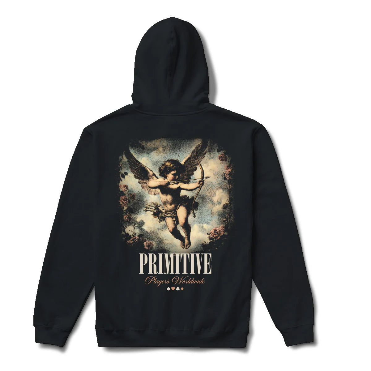 PRIMITIVE PLAYERS HOODIE BLACK