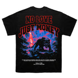BANGGANG NO LOVE JUST MONEY SS BLK