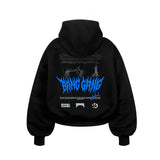 BANGGANG BLOODLINE HOODIE BLK/BLUE