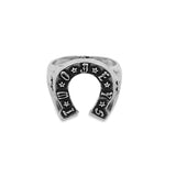 Two Jeys Horseshoe Ring Silver
