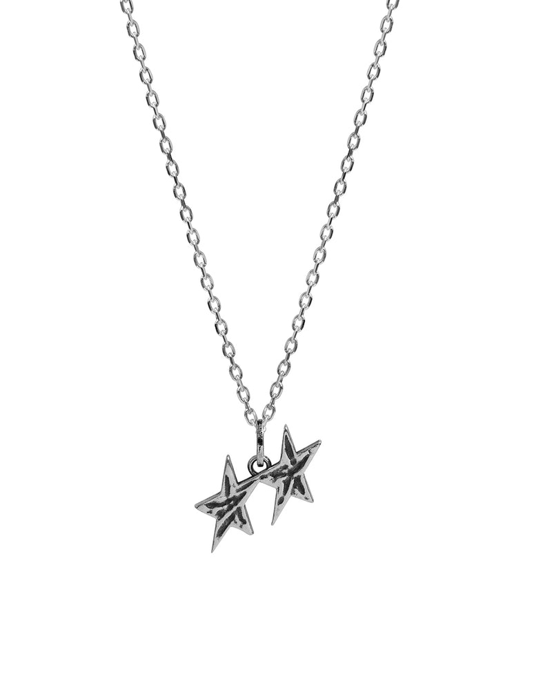 Two Jeys Signature Icon Necklace Silver