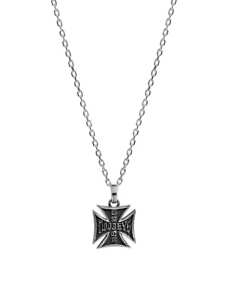 TwoJeys Axis Necklace Silver