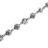 Two Jeys All-Round Dice Bracelet Silver