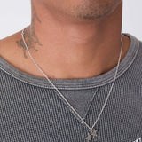 Two Jeys Signature Icon Necklace Silver