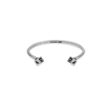 Two Jeys Dice Bangle Silver