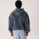 Two Jeys Pigment Dyed Blue Icon Hoodie