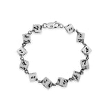 Two Jeys All-Round Dice Bracelet Silver