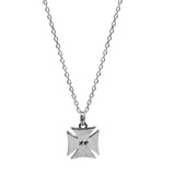TwoJeys Axis Necklace Silver