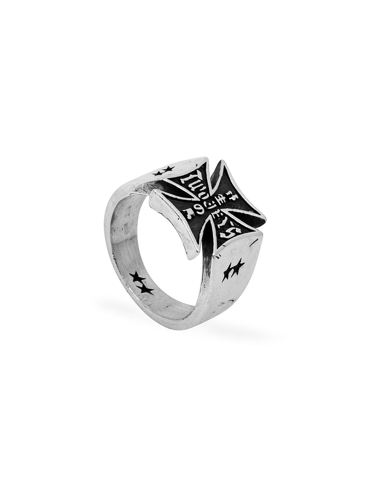 Two Jeys Axis Ring Silver