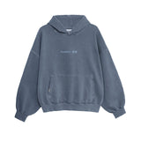 Two Jeys Pigment Dyed Blue Icon Hoodie