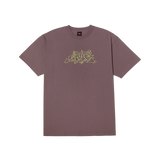 HUF OUTLINES S/S LIGHT PLUM