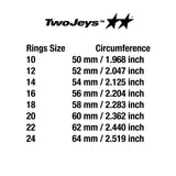 TwoJeys Open Ring Gold