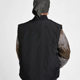 DIME REVERSIBLE VEST BLACK