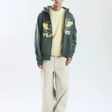 YUXUS VANE ZIP GREEN